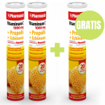 VITAMINUM C 1000 MG + PROPOLIS + ECHINACEA 2+1 GRATIS