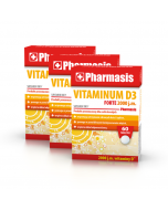 3x Vitaminum D3 FORTE 2000 j.m. Pharmasis 