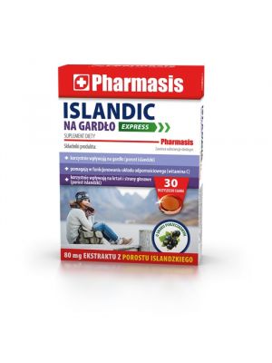 Islandic na gardło Pharmasis 