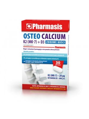Osteo Calcium K2 (MK-7) + D3 Zdrowe kości Pharmasis 
