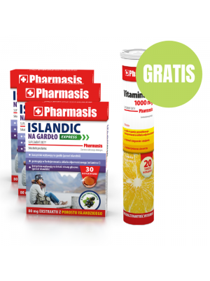 Islandic x3 + Vitaminum C 1000mg GRATIS