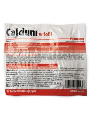 Calcium w folii. Suplement diety 