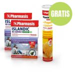 2x Islandic na gardło + Vit. C 1000 mg+Propolis+Echinacea GRATIS
