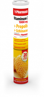 Vitaminum C 1000 MG + propolis + echinacea Pharmasis