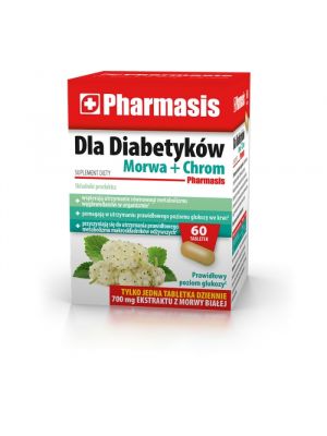 Dla diabetyków Morwa + Chrom Pharmasis 