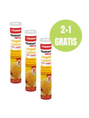 Witamina C 1000 MG + Propolis + Echinacea 2+1 GRATIS