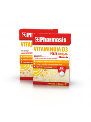 2x Vitaminum D3 FORTE 2000 j.m. Pharmasis 